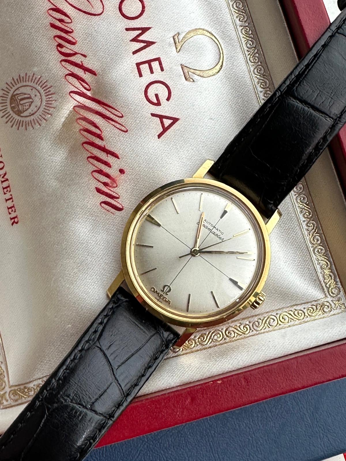 Omega Seamaster Deville Reverse logo/ 18k
