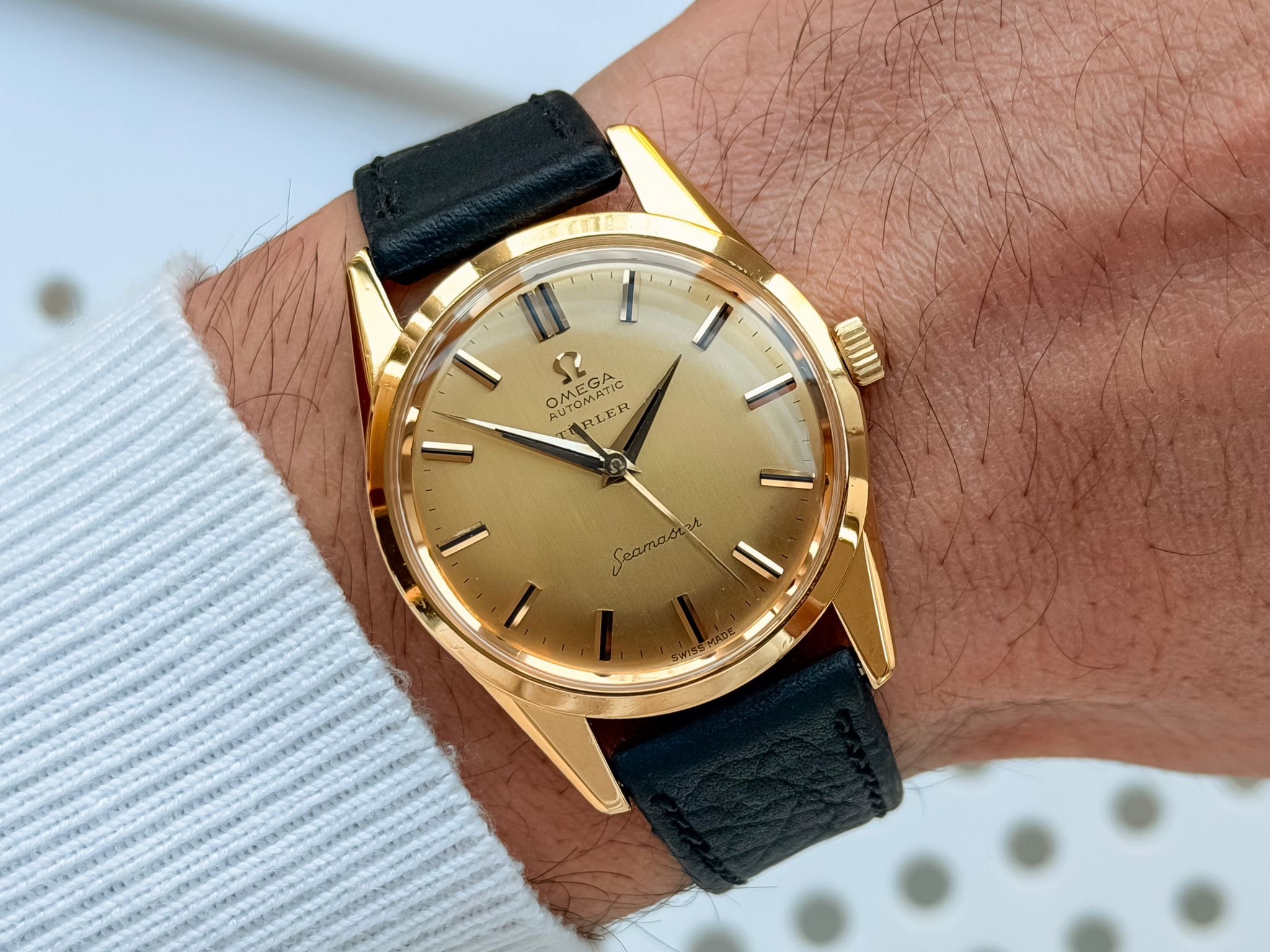 Omega Seamaster Turler 18k 14700sc 1962
