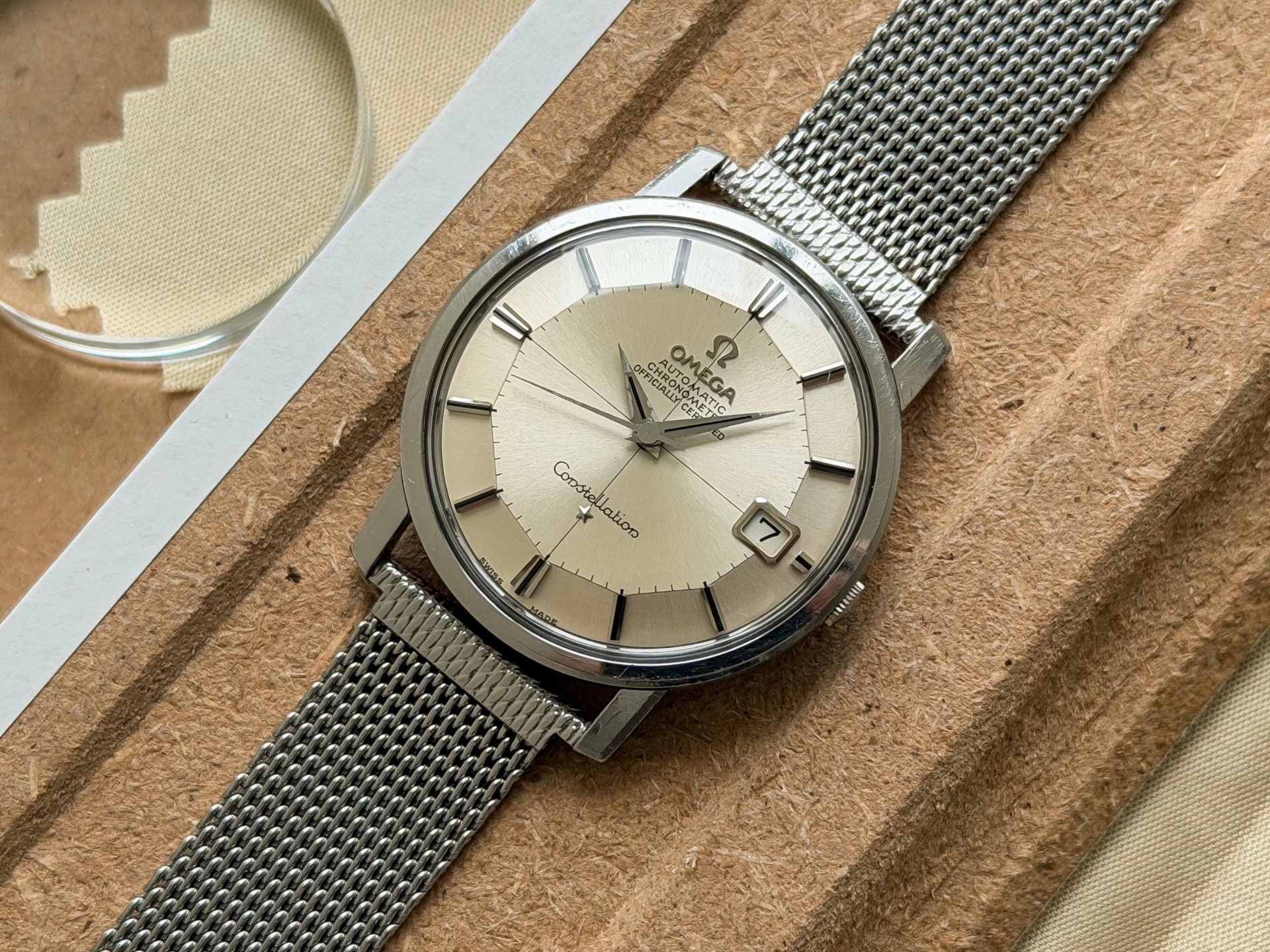 Omega Constellation Pie Pan Cross-hair Onyx 1967