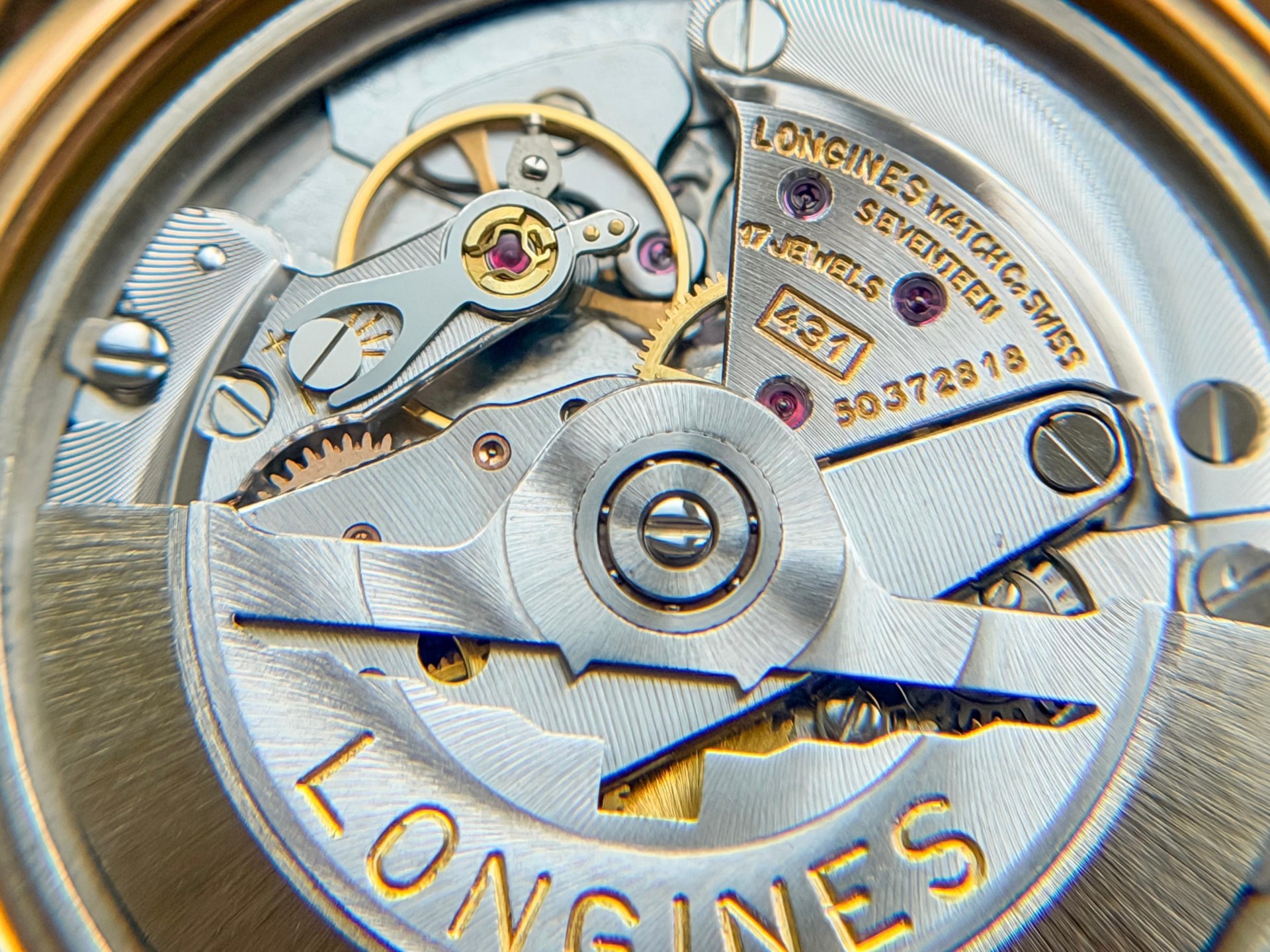 Longines Ultra-Chron 18k Rose Solid gold High-Beat