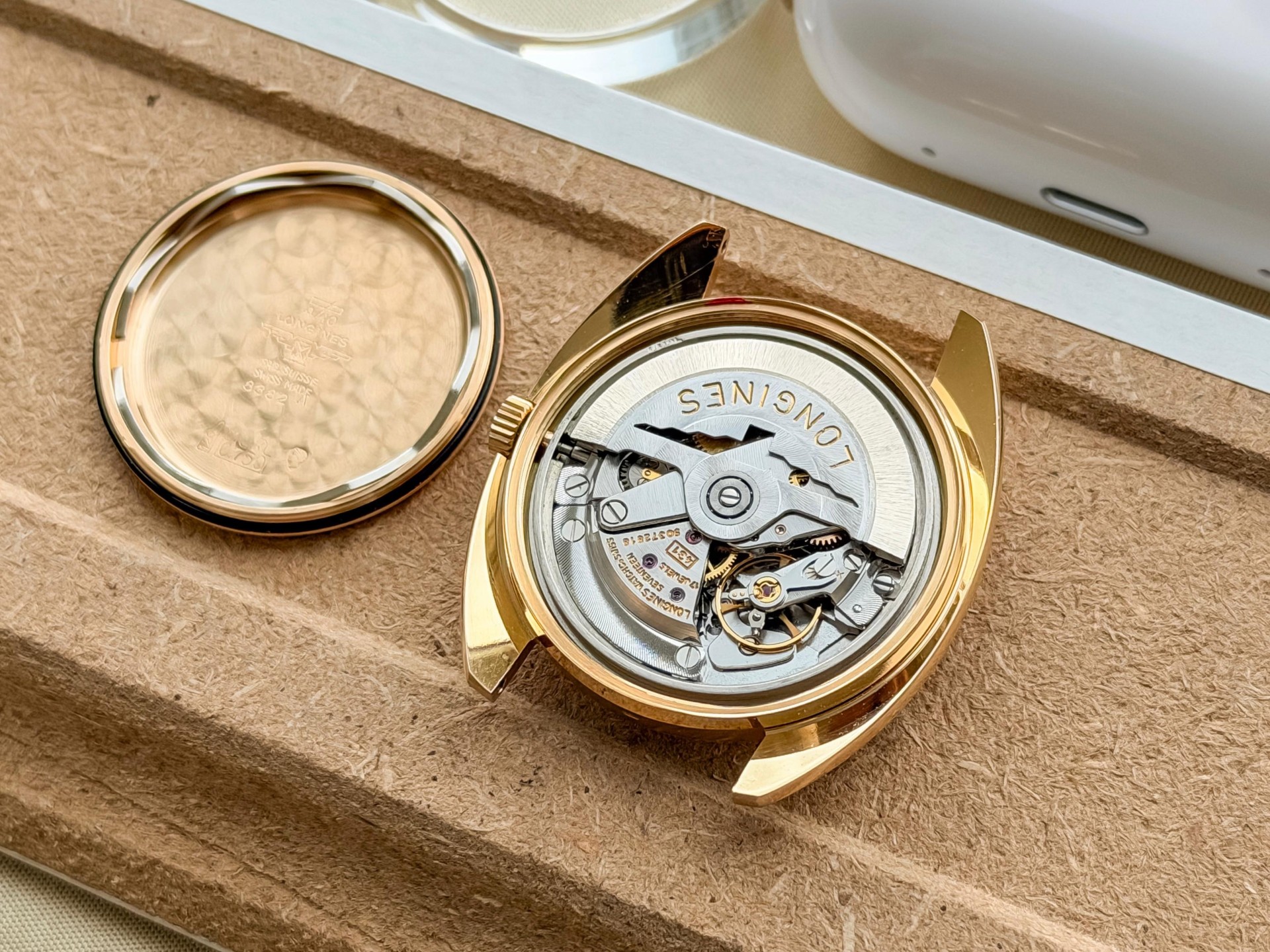 Longines Ultra-Chron 18k Rose Solid gold High-Beat