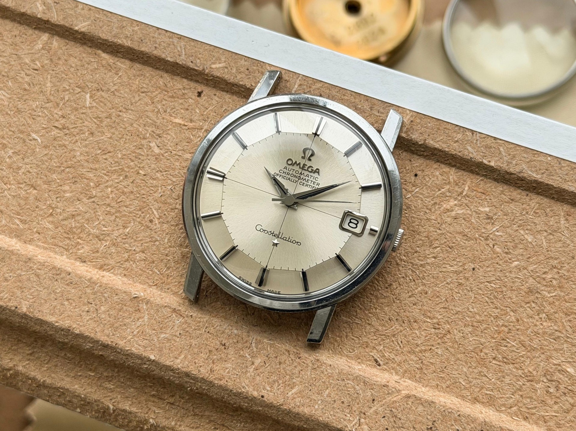 Omega Constellation Pie Pan Cross-hair Onyx 1967