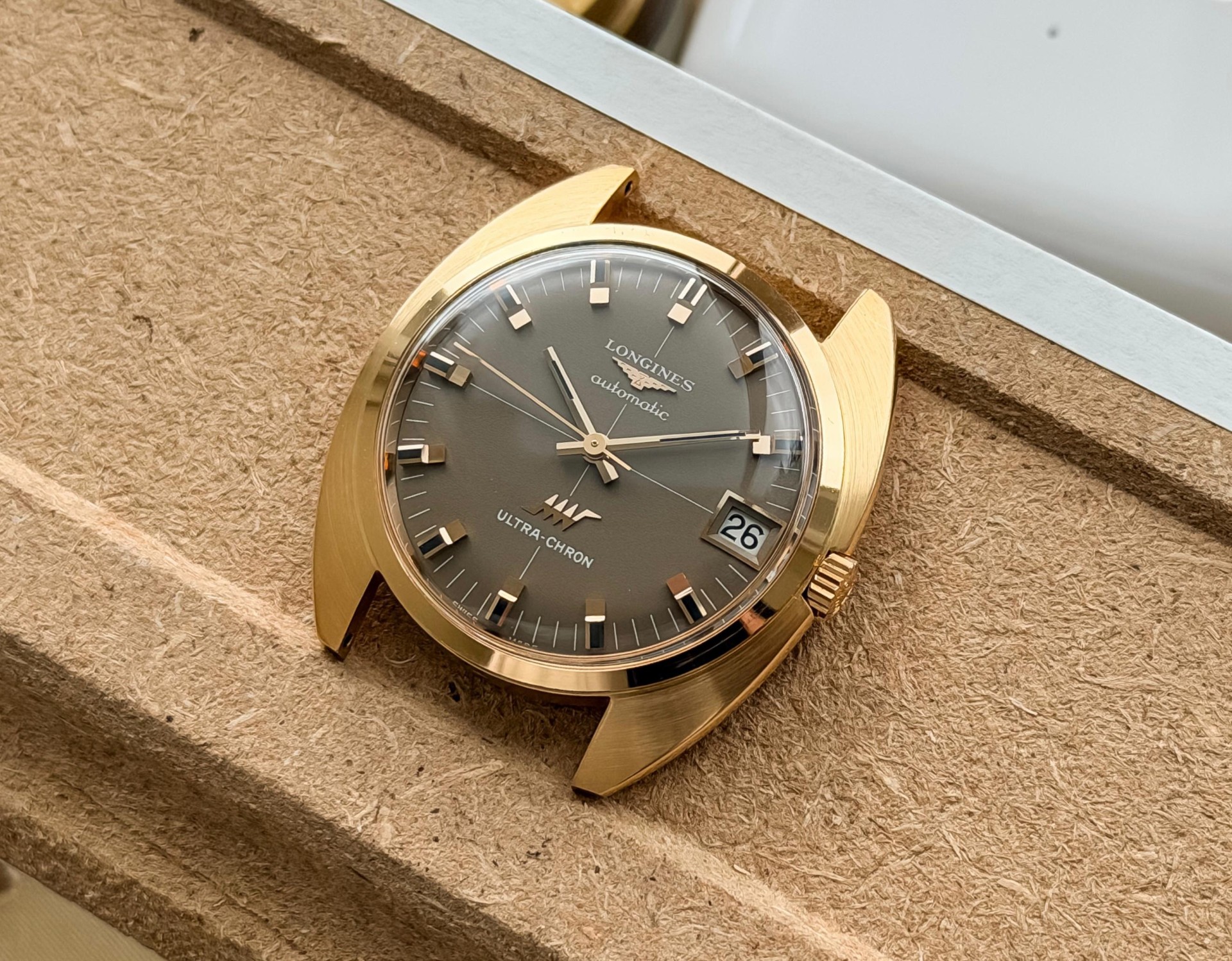 Longines Ultra-Chron 18k Rose Solid gold High-Beat
