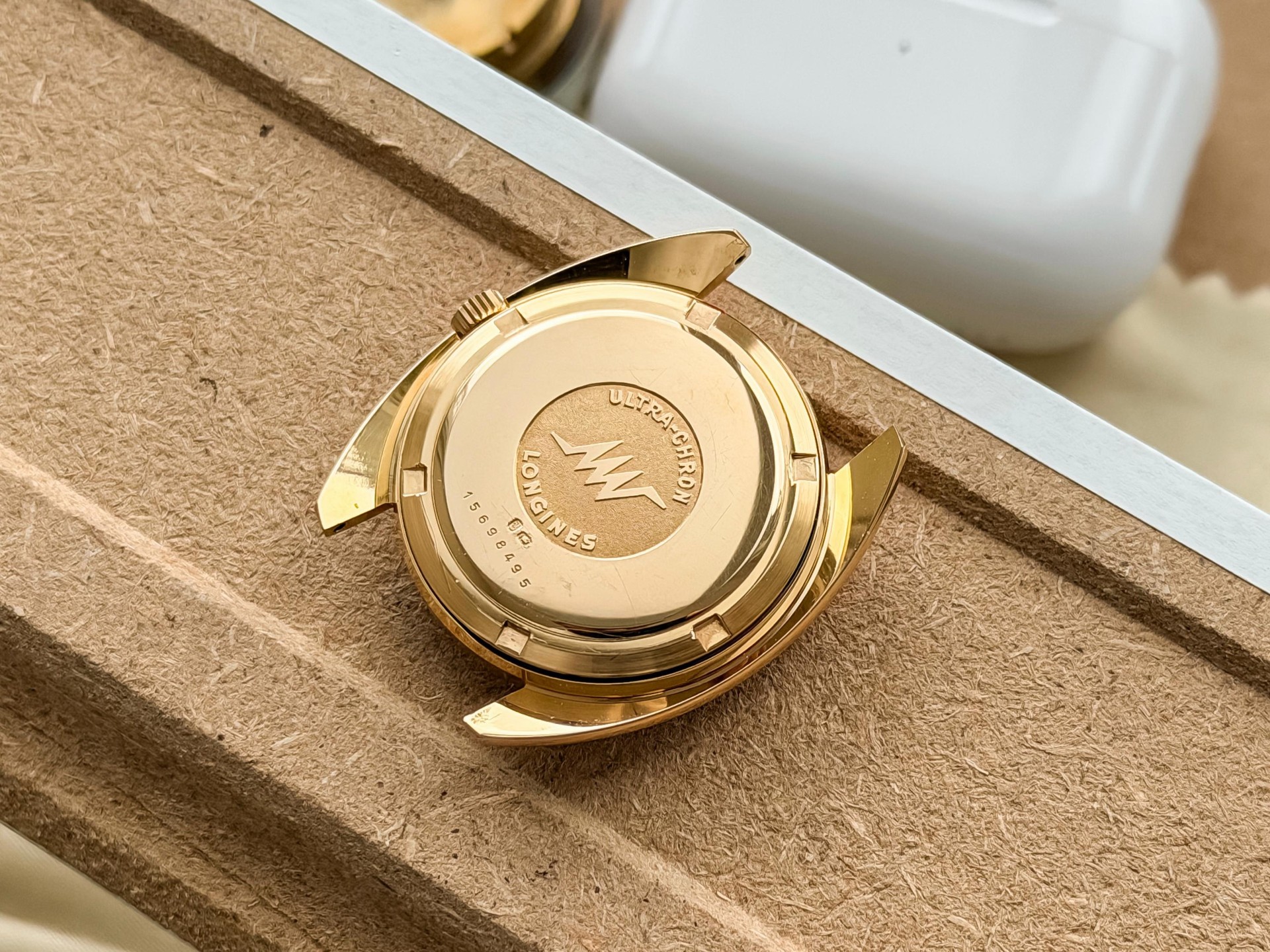 Longines Ultra-Chron 18k Rose Solid gold High-Beat