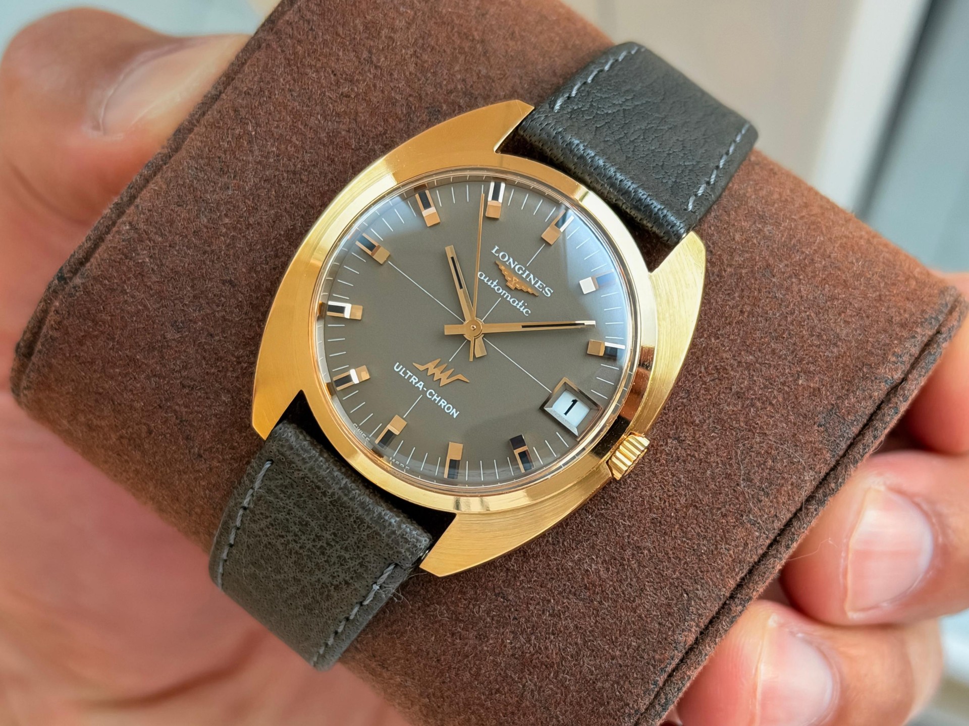 Longines Ultra-Chron 18k Rose Solid gold High-Beat