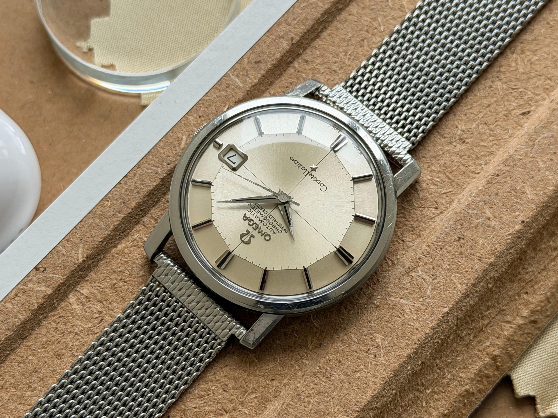 Omega Constellation Pie Pan Cross-hair Onyx 1967