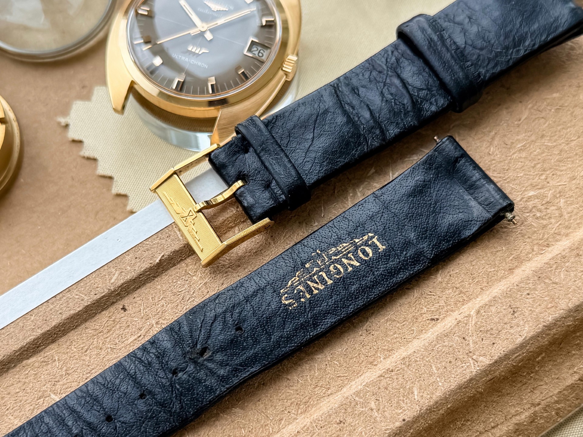 Longines Ultra-Chron 18k Rose Solid gold High-Beat